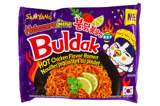 Samyang Buldak Hot Chicken Flavour Ramen - Habanero Lime (135g)