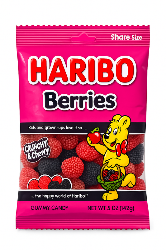 Haribo Berries Bag 5oz (142g)