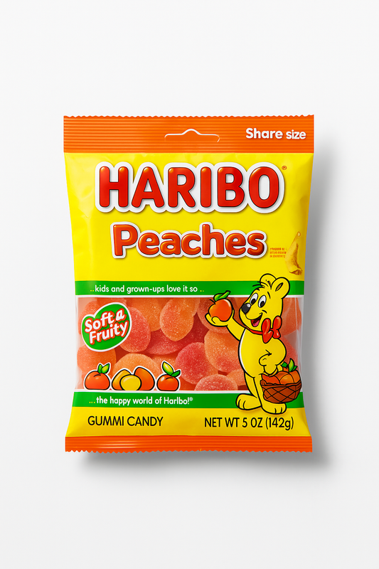 Haribo Peaches Bag 5oz (142g)